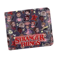 Новое прибытие странные вещи Бумажник Мультфильм Би-Фолд ID кредитный держатель для карт Портмоне