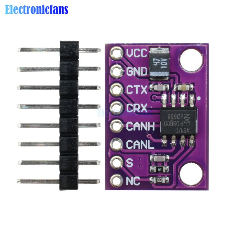 

CJMCU-1051 TJA1051 High Speed Low Power Consumption And CAN Transceiver Module 3V-5V Replace TJA1050 For Arduino