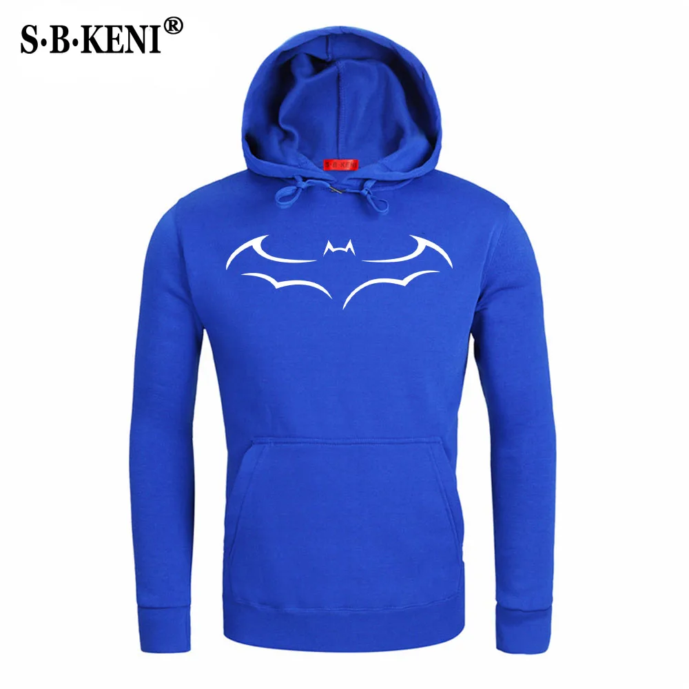 2019 Men's Hoodies Hip Hop Brand Hoodies Casual Sweatshirt with high quality Bat LOGO Print Sweatshirts Male Fashion hoodie