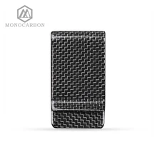 Monocarbon 2017 Novos Presentes Ofícios do Metal Colorido Fibra De Carbono Money Clip, Para Tira De Fibra De Carbono Money Clip