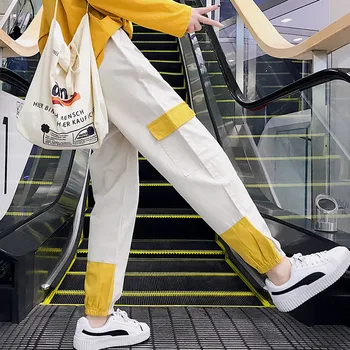 

Women Cargo Pants 2020 New Arrival Spring And Autumn Female Pants Student Teenager Girls Korean Style Hot Selling N35