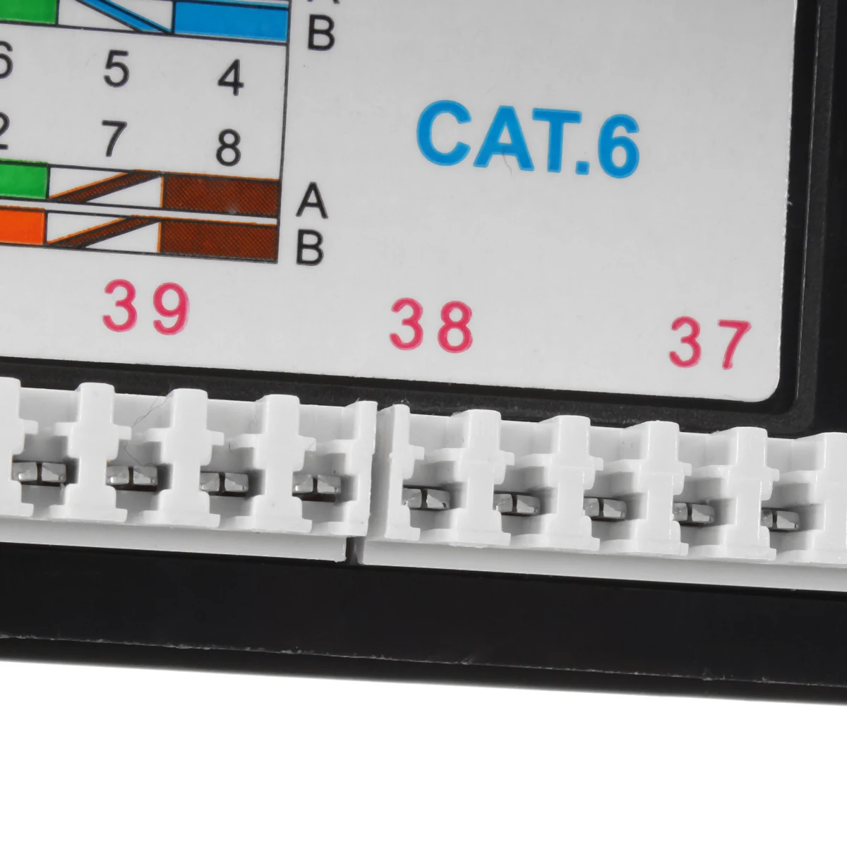 LEORY 2U 48 портов CAT6 патч-панель IRJ45 сеть Ethernet крепление в стойку 19 дюймов стойка сетевые концентраторы