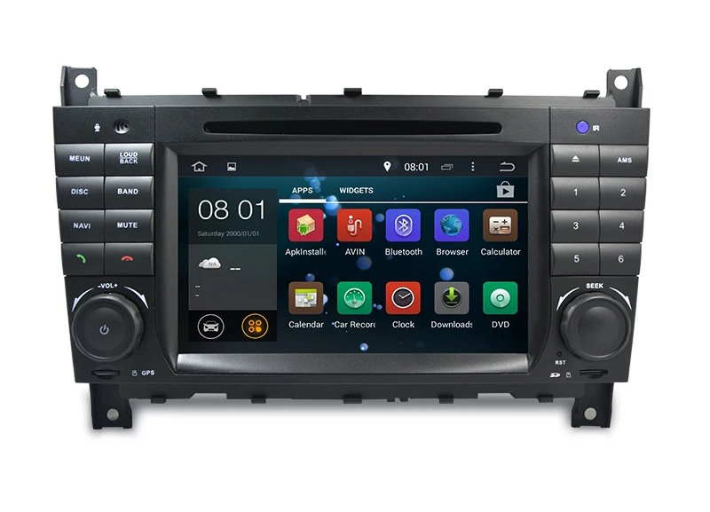 Clearance HIRIOT Car Android 7.1 DVD GPS Player For MERCEDES BENZ W203 W209 C-Class Radio BT Mirror link Wifi/4G DAB+2GRAM 1024*600 16GMAP 3 Clearance HIRIOT Car Android 7.1 DVD GPS Player For MERCEDES BENZ W203 W209 C-Class Radio BT Mirror link Wifi/4G DAB+2GRAM 1024*600 16GMAP 3