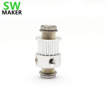 

y axis metal pulley assembly 3D printer part for Replicator left Y axis synchronous wheel kit, 16 teeth 13*13*26mm