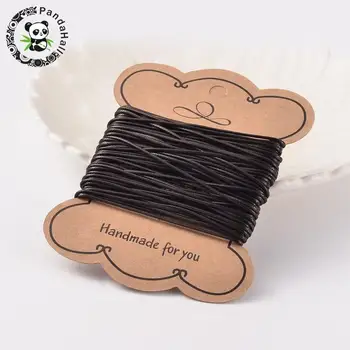 

Korean Wax Polyester Cord, CoconutBrown, 1.5mm; 10m/roll