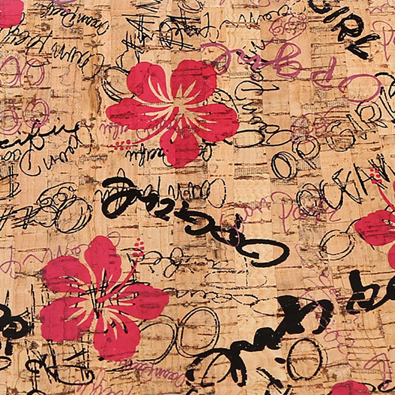 

Lychee Life A4 Flower Pattern PVC Leather Fabric High Quality Synthetic Leather DIY Sewing Material for Handmade Crafts