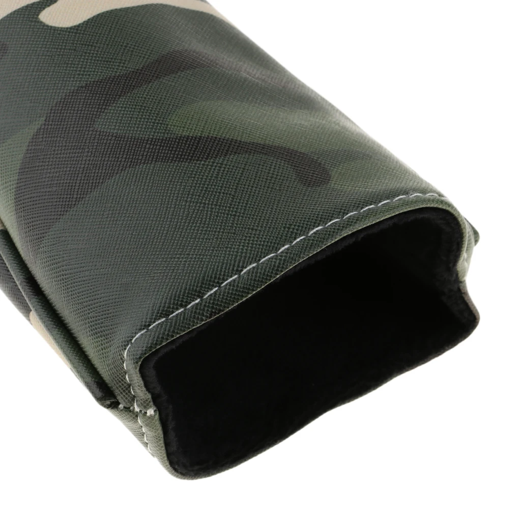4Pcs PU Golf Head Covers for #1 Driver #3 #5 Fairway Woods Clubs Headcovers & Interchangeable No. Tag - Camouflage Pattern
