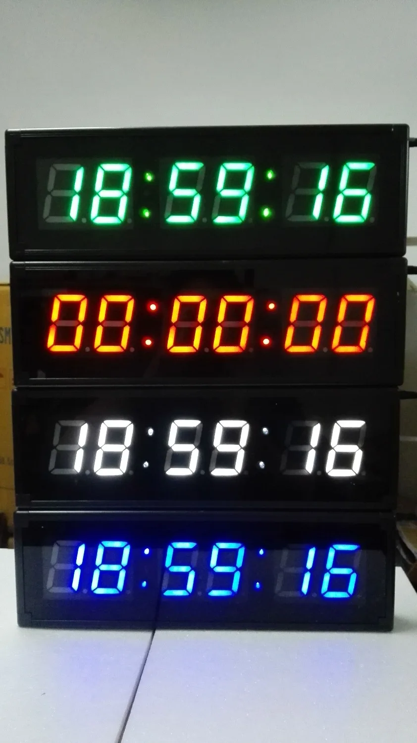 Сделай Сам партия LED цифровой таймер игра часы фитнес напоминания осмотр счетчик