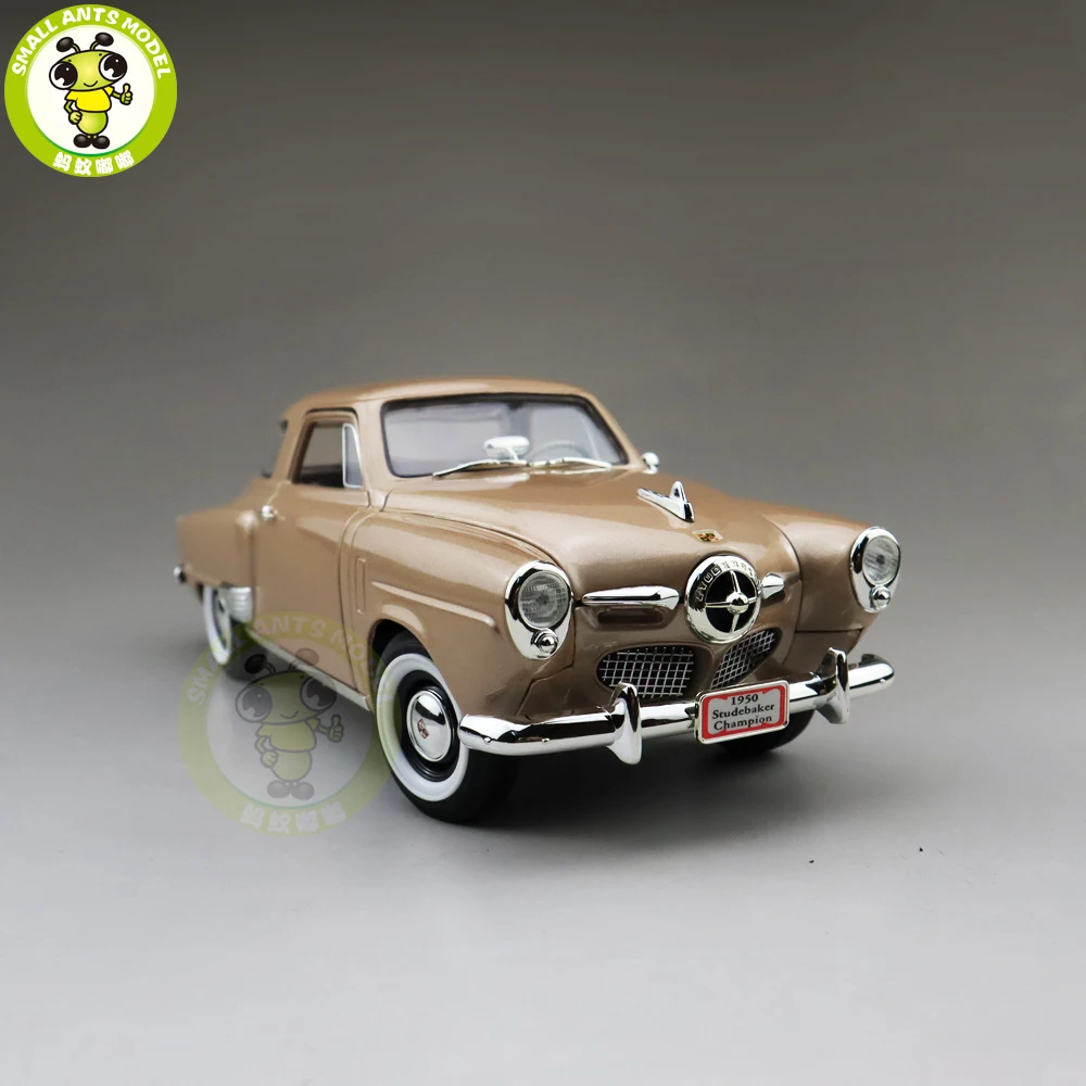 1/18 1950 STUDEBAKER Чемпион дорога Подпись литья под давлением Модель автомобиля игрушки мальчики девочки подарок