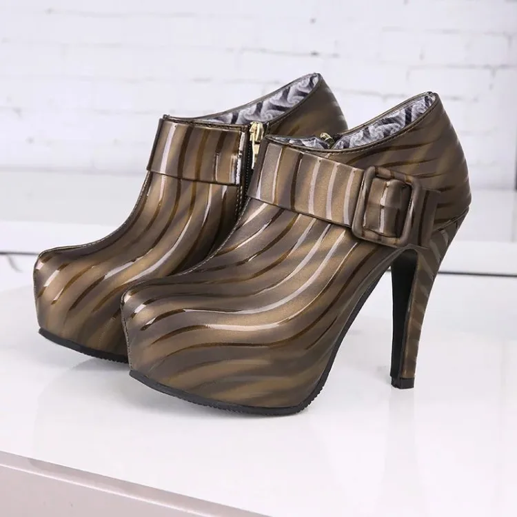 

Women Shoes High Heel 12cm Red Bottom High Heels Platform Mixed Color Ankle Heels Trouwschoenen Dames Woman Platform Shoes