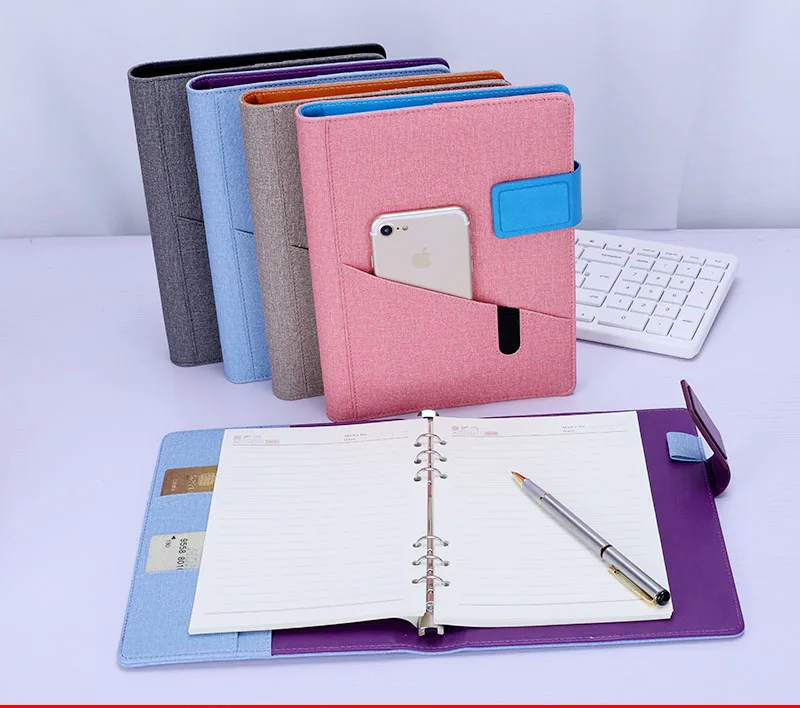 

Gift Box Set Loose-leaf Laptop Business Gift Box Meeting Simple And Thicker Creative Gift Set Bag Notebook Gift Diary To Custome