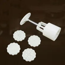 2 шт. снежная луна торта для середины осени ABS цветок круглый ПРЕСС ВЕСНА 3D торты инструменты для пирог Cookie Формы для выпечки формы