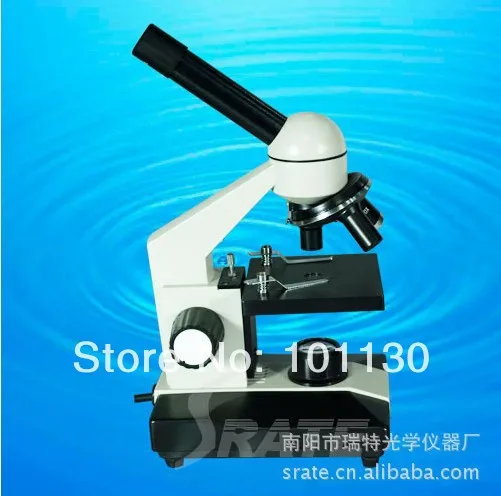 Educational Student Monocular Microscope Economical and Practical  Biological Microscope with Build-in Incandescent Lamp