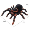 Electronic pet Remote Control Simulation tarantula Eyes Shine smart black Spider 4Ch Halloween RC Tricky Prank Scary Toy gift 4