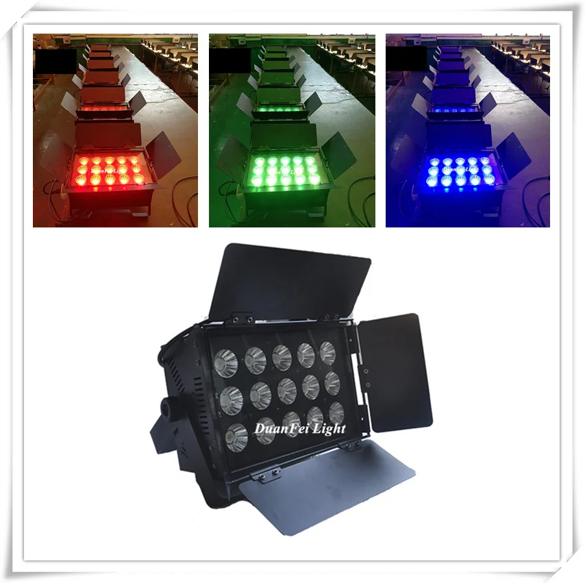 20 pieces hight power led city color barn door indoor uplights led dmx