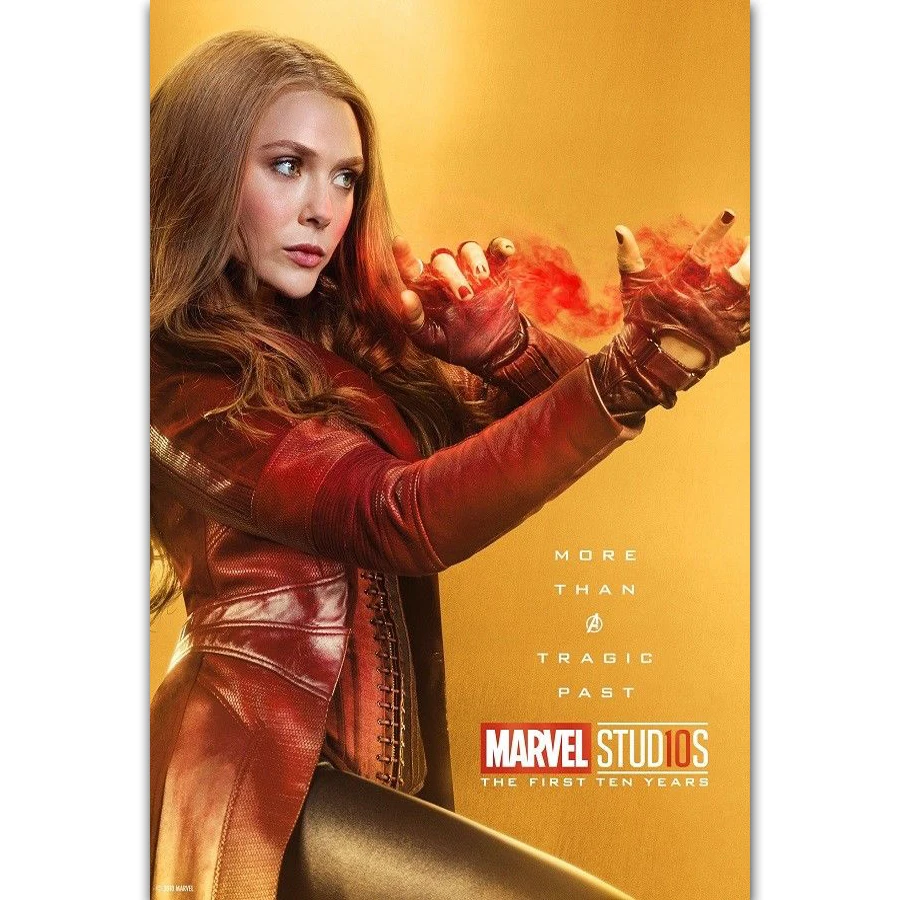 

FX508 Hot Avengers infinity War Film Marvel Scarlet Witch Comics Movie Custom Poster Art Silk Canvas Home Room Wall Print Decor