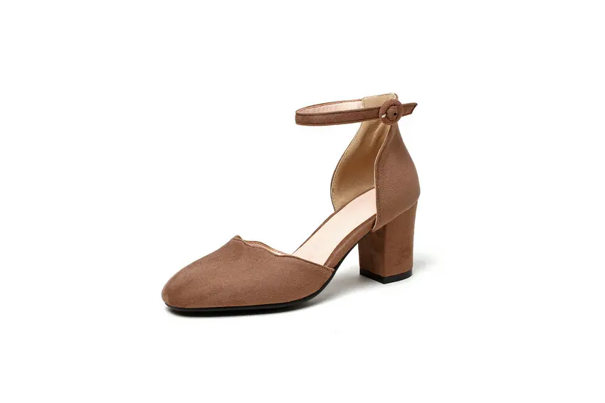 QUTAA/ г.; женская обувь; элегантные матовые женские туфли-лодочки в стиле ретро на высоком квадратном каблуке с круглым носком и ремешком на щиколотке; размеры 34-43