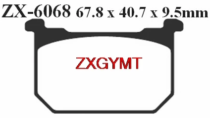 Набор спеченных тормозных колодок для KAWASAKI Z 750 Z750 1984 1986 передняя и задняя 86 84