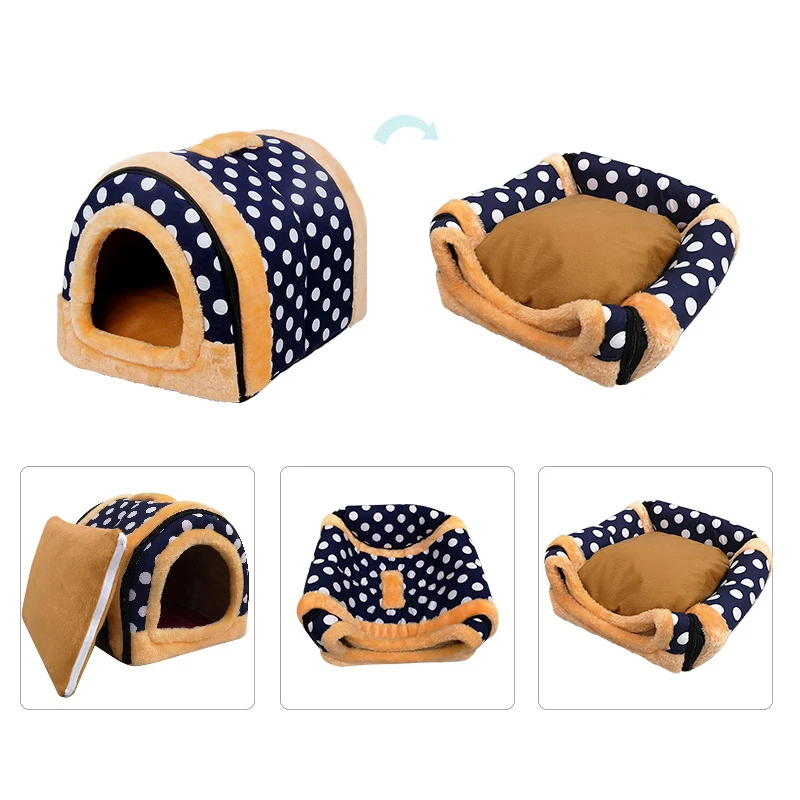  HEYPET Cat House Pet Bed Foldable Soft Cat Mat Dog Bed For Dogs Cats Comfortable Pad Sofa Bed for S