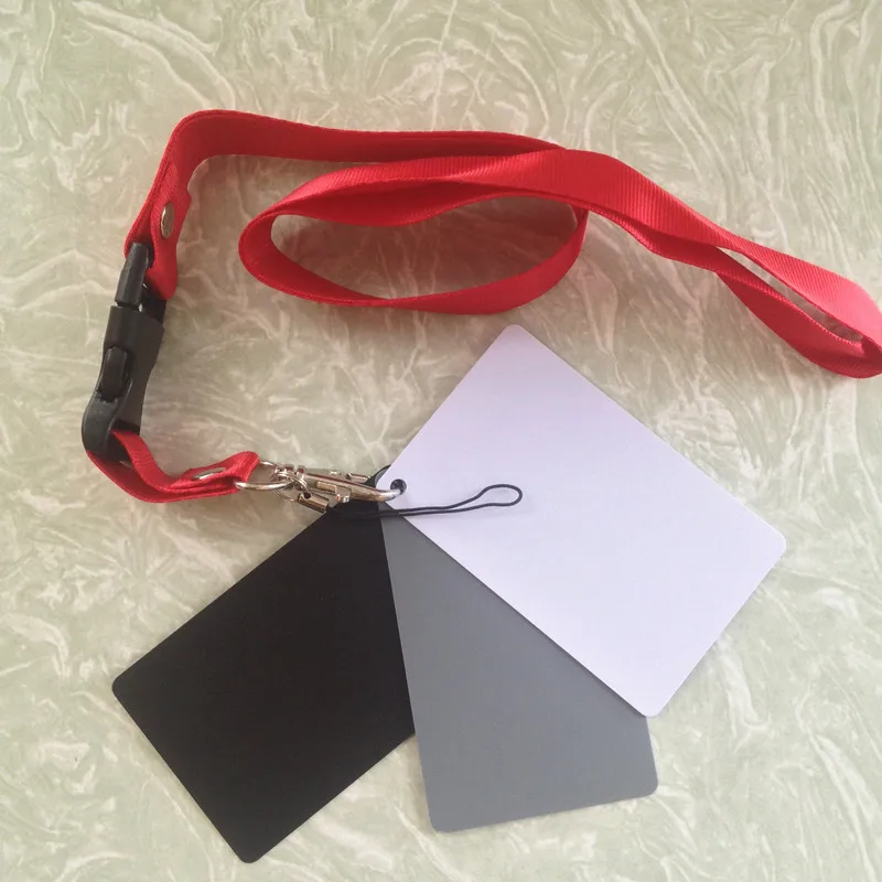 Digital Gray Card Grey White Black Balance Card (2)