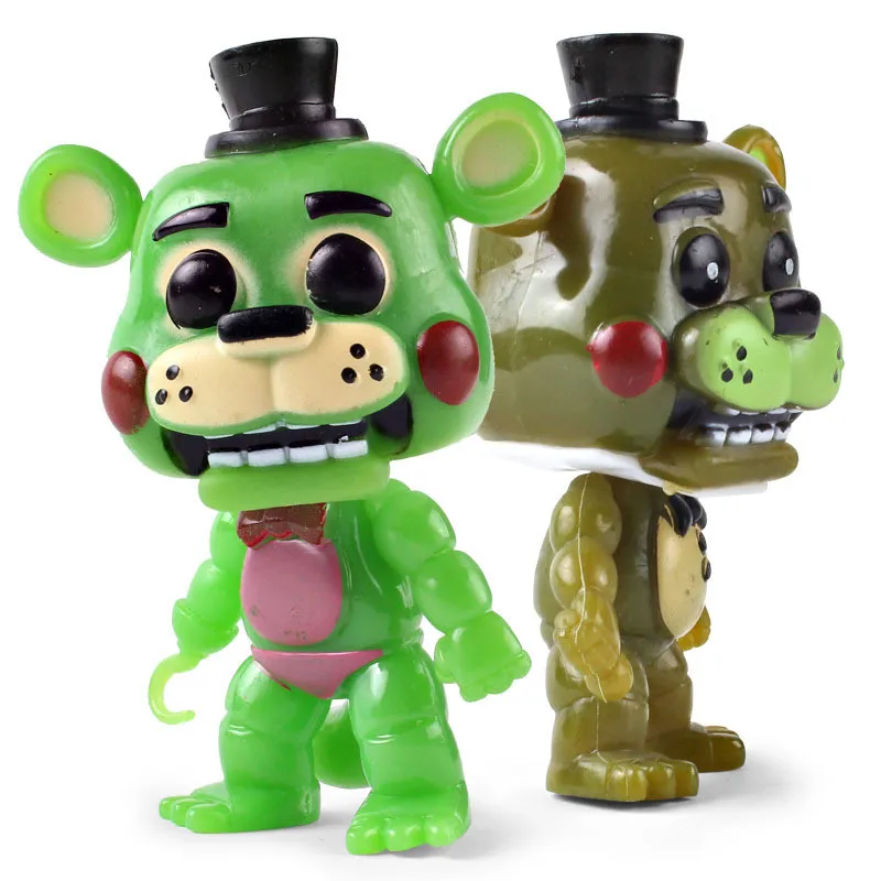 Five Nights at Freddy's  Action Figure Hand puppet FNAF Brinquedoes Doll Unicorn Freddy PVC Toys Christmas Gift 10CM (10)