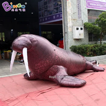 

factory sale 3.5X2.4x1.6 meters inflatable walrus / large inflatable walrus / walrus animal balloon free shipping- toys