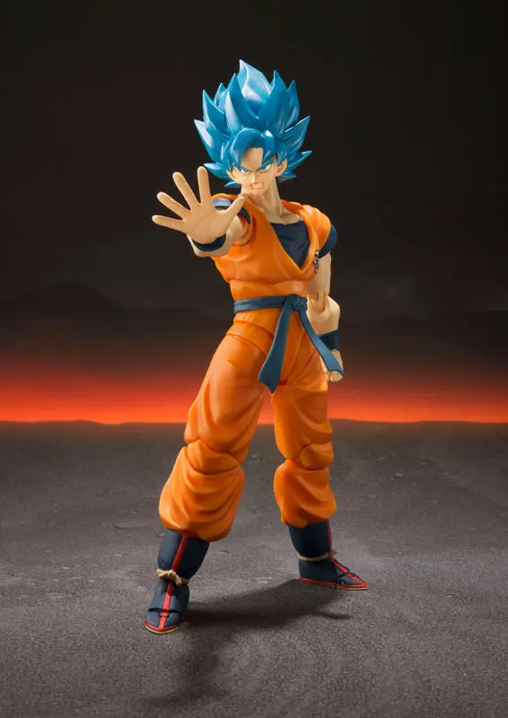 "Dragon Ball Super Broly" Оригинальная фигурка BANDAI spirdis Tamashii нация S. H. Figuarts СВЧ-Супер Saiyan God SS Son Goku