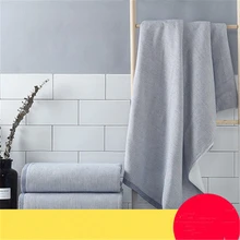 Thickened cotton bath towel, outdoor jacquard bath towel for adults, boys and girls