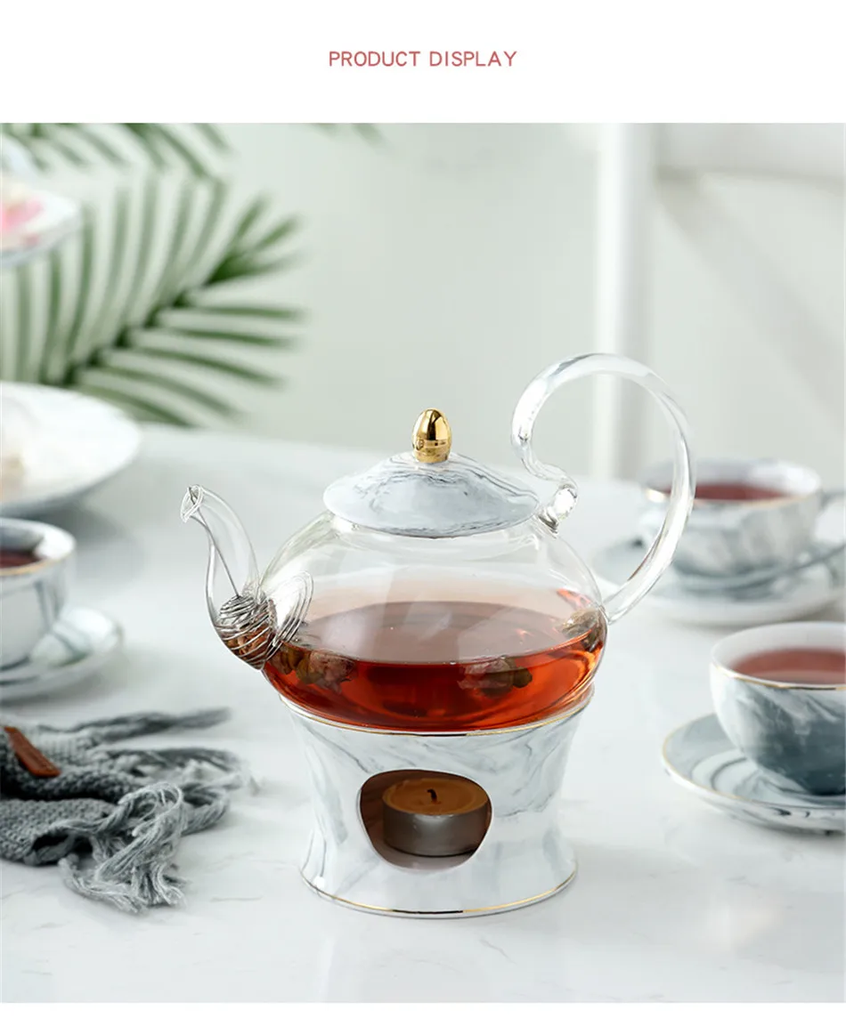 Marble Ceramic Cup Set Creative Gold Plating Milk Coffee Tea Breakfast Porcelain Golden Cup Couple Gift Wedding Decor 125ML (10)