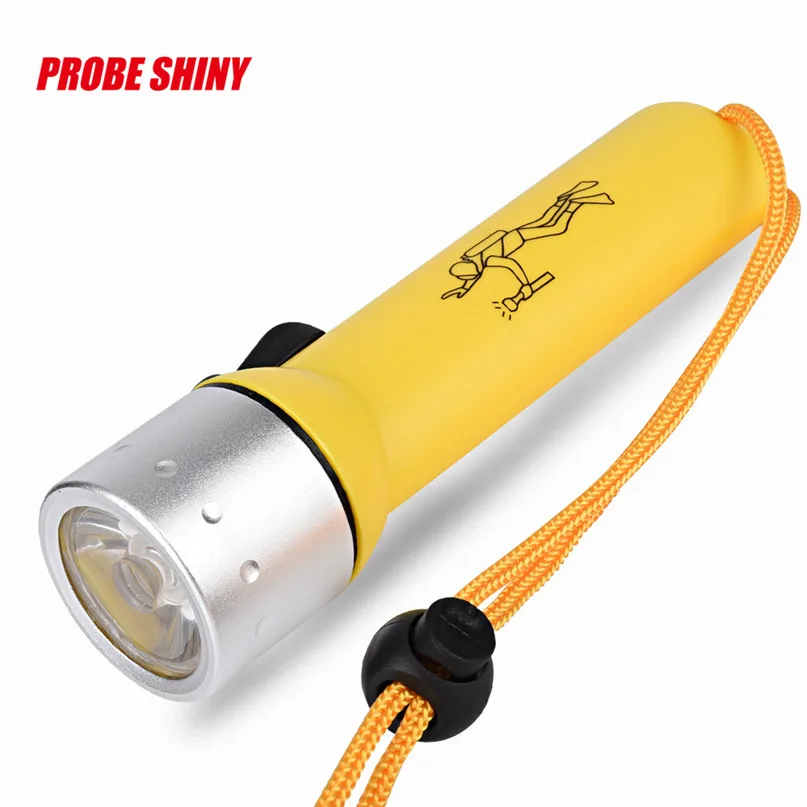 Powerful Led Diving Flashlight LED Underwater Lamp Scuba Lanterna Waterproof Lantern Torch Linterna Bicycle Lights #2M03 (3)
