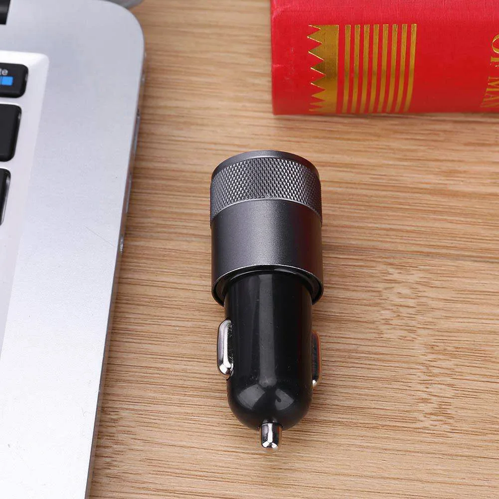Мини Dual USB Автомобильное зарядное устройство для быстрой зарядки iPhone XR XS X 8 7 Samsung S