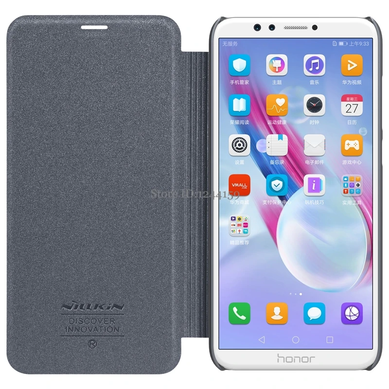 

Huawei Honor 9 Lite NILLKIN Original Case Sparkle Shield Leather Cover Case ForHuawei Honor 9 Lite Flip Smart Sleep Case Cover
