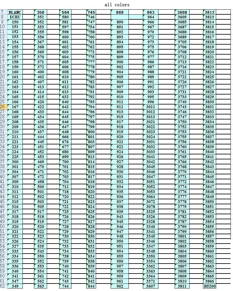 Топ продаж 10 штук нитки для вышивки крестом/Крест нитки для вышивания крестиком/пользовательские нитки цвета 10