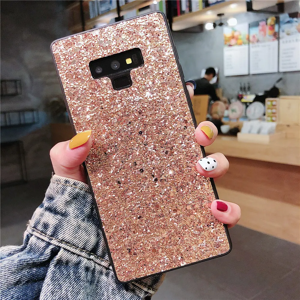 Luxury Bling Glitter Soft Silicon Case For Samsung Galaxy J4 J6 Plus A6 A8 A7 2018 A750 A9 Cover Note 9 8 S9 S8 Plus Phone Cases (12)