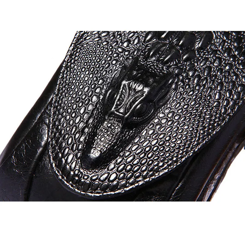 YIANG Classic Leather Belt Pouch Men Genuine Leather Cowhide Mobile Phone Bag Dragon Head Embossed Design Waist Bag 4.7~6.0 inch