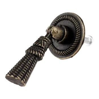 1Pc 28x50mm Vintage Bronze Door Drawer Pull Handle Knobs Kitchen Cabinet Jewelry Box Furniture Hardware Cupboard Cabinet Handle