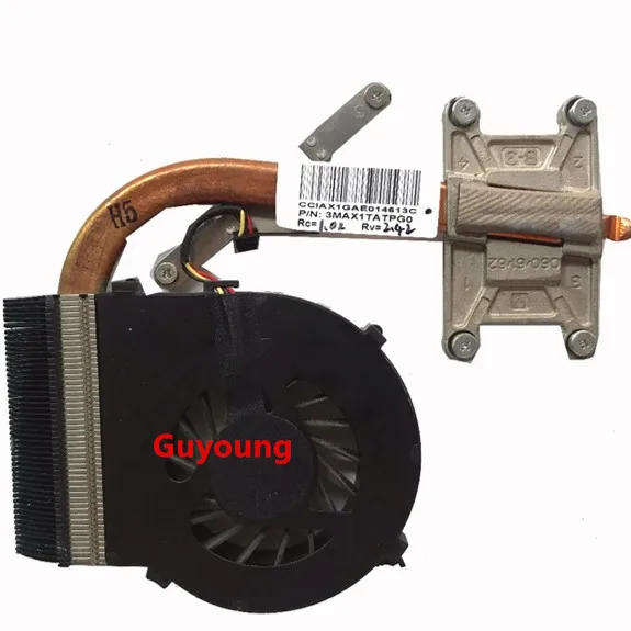 

Cooler for HP CQ42 CQ62 G42 G62 INT CPU cooling heatsink with fan 595833-001 617646-001 597786-001 603847-001