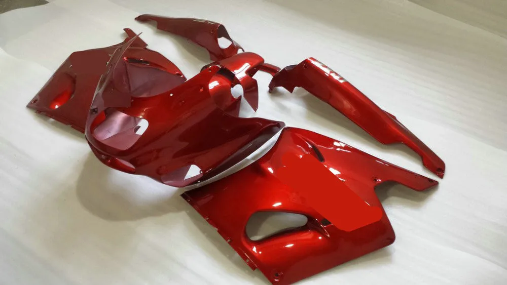 Набор красных обтекателей на заказ для KAWASAKI Ninja ZZR11001993 2001 2003 ZX-11 ZZR1100D 93 01 02 03