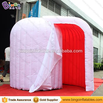 

Red inflatable photo booth frame tent for wedding party event used props