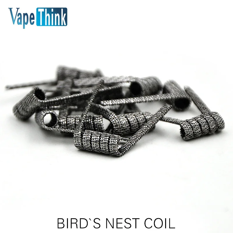 Vapethink Blue Prebuilt Ni80 Coil Nichrome Fused Clapton Jakiro Flat Hydra Twist электронная сигарета Premade Rda для