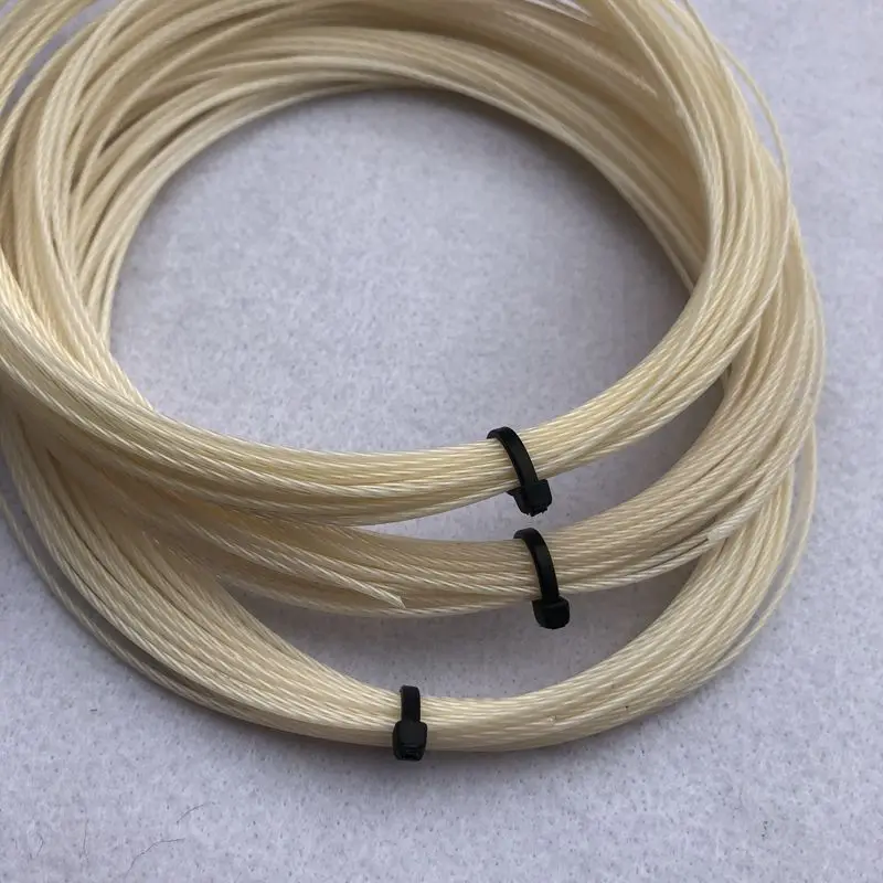 

(2pcs/lot) Elastic Tennis nylon composite filament strings multifilament durable tennis string training strings 12M