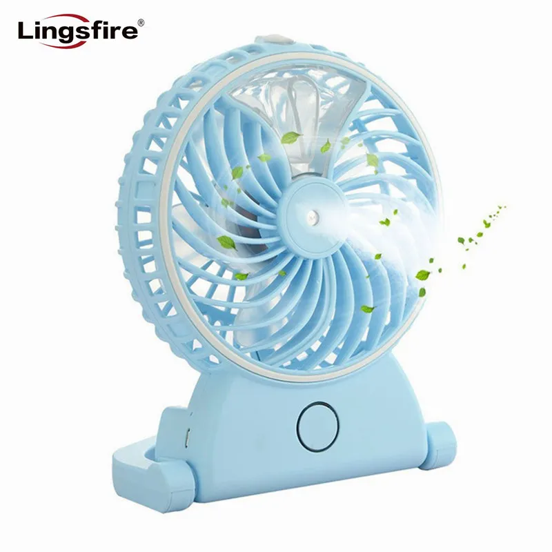 Portable Desktop Humidifier Fans Mini Handheld Fans USB