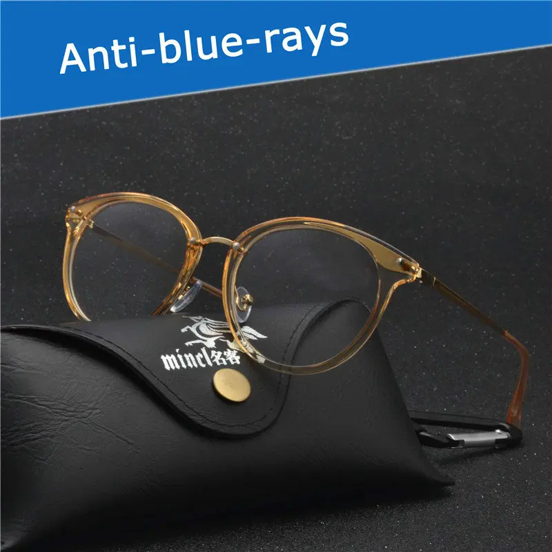MINCL/2018 New Computer Glasses Gaming Eye Strain Relief Eyewear Women