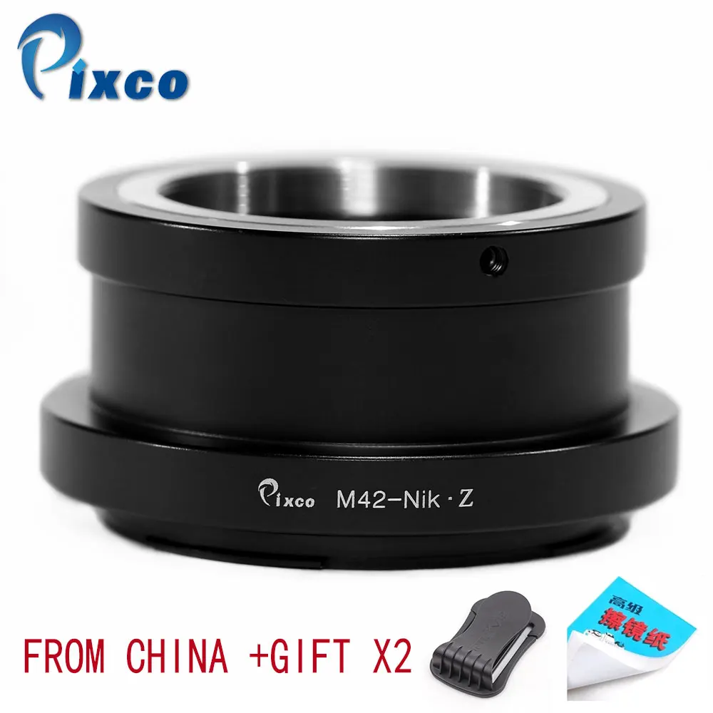 

Pixco M42-For Nikon Z Lens Adapter Suit For M42 Lens to Suit for Nikon Z Camera,Adapter Ring For Nikon Z6,Z7 x2 Gift