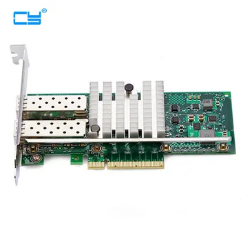 

10gbps pci express gigabit ethernet fiber network card Dual-port for INTEL X520 82599ES