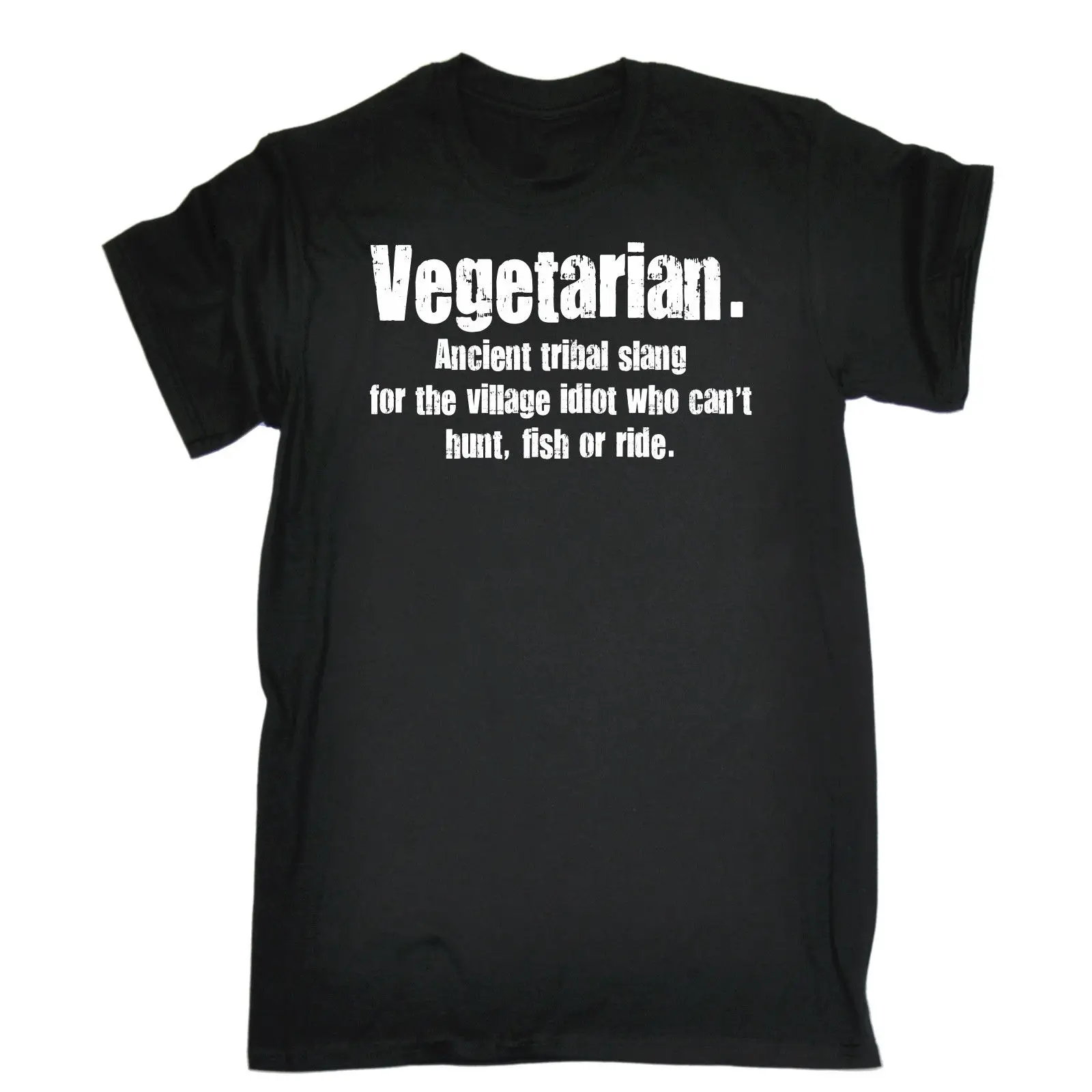 

Vegetarian Tribal Slang T-SHIRT Food Chef Cook Veggie Vegan Funny Gift Birthday Fashion T Shirts Round Neck Sleeve Cool Casual