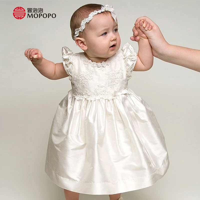 ホット販売新しい膝丈白とレース女の赤ちゃん洗礼ドレスベビードレスベビー女の子ドレス一歳dress Baby Girl Baptism Dresses Girl Baptism Dressesbaptism Dress Aliexpress