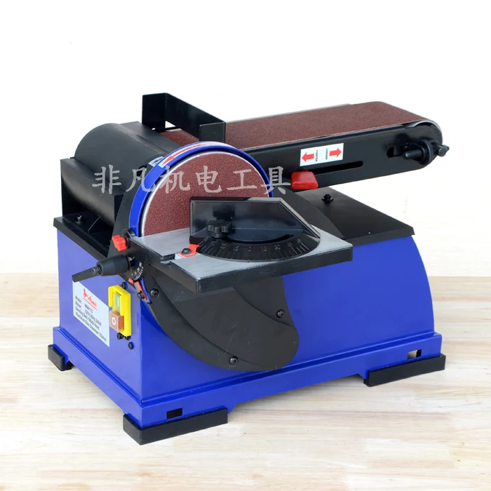 Abrasive belt machine Woodworking metal grinding machine Desktop