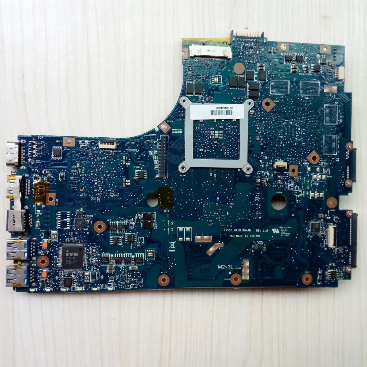 Высококачественная материнская плата для ноутбука ASUS K55N K55DE REV2.0 Socket FS1 DDR3 полностью протестирована и работает идеально