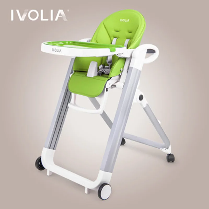 IVOLIA Стульчик для кормления Многофункциональный Столик для кормления малыша лежащего складной портативный детский стол есть сиденье - Цвет: colour 3
